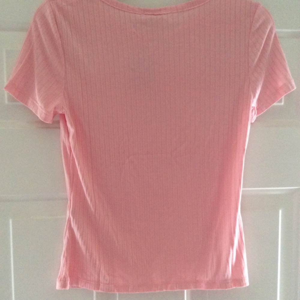 FREE PEOPLE Baby Rib Tee NWT Blush SZ XS, S, M, L - Picture 7 of 7